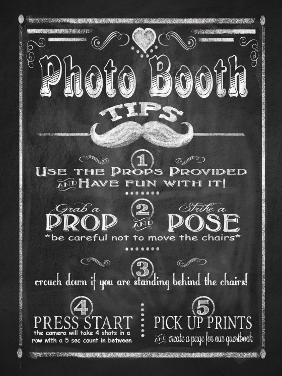 Photo Booth instructions 8x10 print